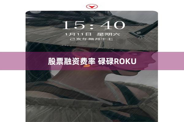 股票融资费率 碌碌ROKU