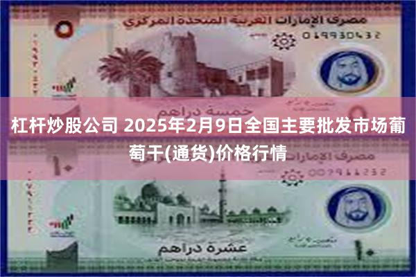 杠杆炒股公司 2025年2月9日全国主要批发市场葡萄干(通货)价格行情